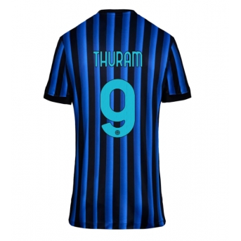 Billige Fotballdrakt Inter Milan Marcus Thuram #9 Replika Hjemmedrakt Dame 2025-26 Kortermet